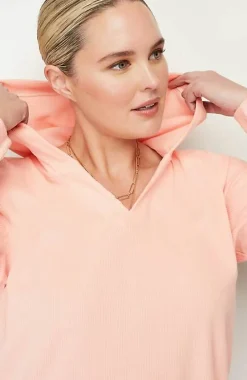 J.Jill Soft-Brushed Waffle Hoodie Tunic | Jjill-Women Tops & Tees