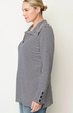 J.Jill Soft-Knit Collared Tunic | Jjill-Women Tops & Tees
