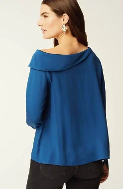 J.Jill Soft Luxe One-Shoulder Top | Jjill-Women Shirts & Blouses