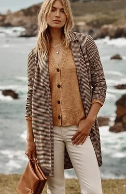 J.Jill Sonoma Houndstooth Duster | Jjill-Women Jackets & Coats