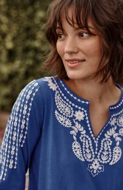 J.Jill Soutache Embroidered Tunic | Jjill-Women Tops & Tees