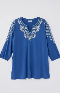 J.Jill Soutache Embroidered Tunic | Jjill-Women Tops & Tees