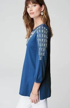 J.Jill Soutache Embroidered Tunic | Jjill-Women Tops & Tees