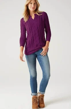 J.Jill Split-Neck Chenille Tunic | Jjill-Women Tunics
