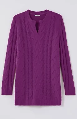 J.Jill Split-Neck Chenille Tunic | Jjill-Women Tunics