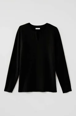 J.Jill Split-Neck Pullover Sweater | Jjill-Women Sweaters
