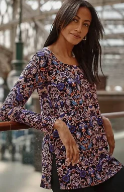 J.Jill Square-Neck Tunic | Jjill-Women Tops & Tees