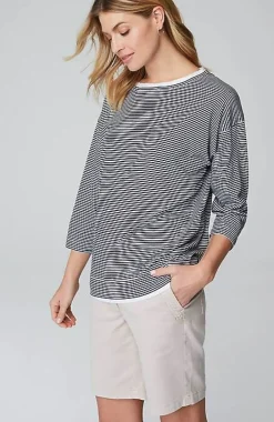 J.Jill Striped Double-Layer Tee | Jjill-Women Tops & Tees