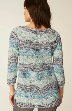J.Jill Textured Convertible-Shoulder Sweater | Jjill-Women Sweaters