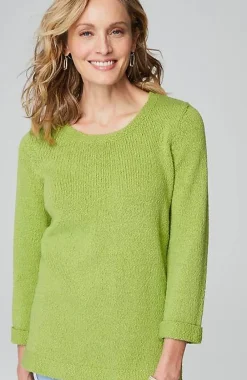 J.Jill Textured 3/4-Sleeve Pullover Sweater | Jjill-Women Sweaters