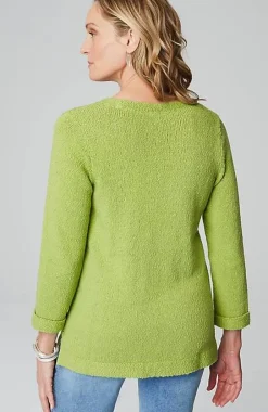 J.Jill Textured 3/4-Sleeve Pullover Sweater | Jjill-Women Sweaters