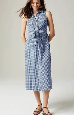 J.Jill Tie-Front Shirtdress | Jjill-Women Dresses