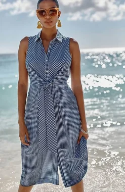 J.Jill Tie-Front Shirtdress | Jjill-Women Dresses