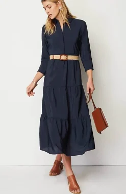 J.Jill Tiered Maxi Shirtdress | Jjill-Women Dresses