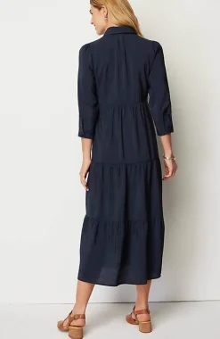 J.Jill Tiered Maxi Shirtdress | Jjill-Women Dresses