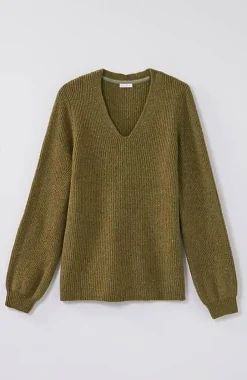 J.Jill Tweed V-Neck Sweater | Jjill-Women Sweaters