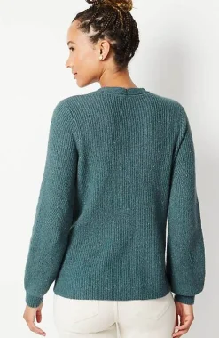 J.Jill Tweed V-Neck Sweater | Jjill-Women Sweaters