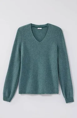 J.Jill Tweed V-Neck Sweater | Jjill-Women Sweaters