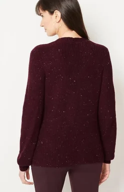 J.Jill Tweed V-Neck Sweater | Jjill-Women Sweaters