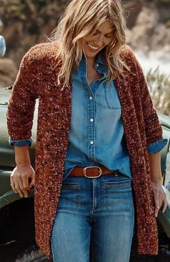 J.Jill Utopia Mixed-Textures Cardi | Jjill-Women Sweaters