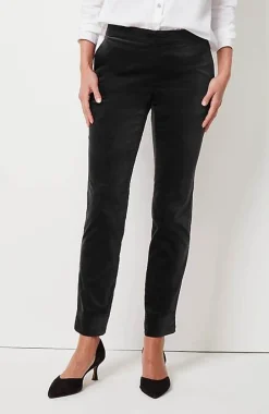 J.Jill Velveteen Stretch Slim-Leg Pants | Jjill-Women Pants & Jeans