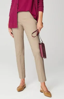 J.Jill Versatile Cotton-Stretch Slim-Leg Pants | Jjill-Women Pants & Jeans