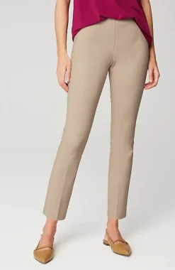 J.Jill Versatile Cotton-Stretch Slim-Leg Pants | Jjill-Women Pants & Jeans