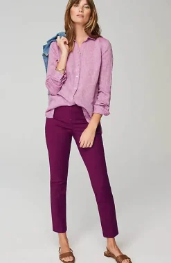 J.Jill Versatile Cotton-Stretch Slim-Leg Pants | Jjill-Women Pants & Jeans
