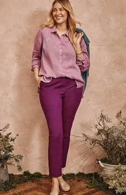 J.Jill Versatile Cotton-Stretch Slim-Leg Pants | Jjill-Women Pants & Jeans