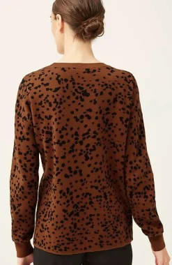J.Jill Wearever Abstract-Leopard Sweater | Jjill-Women Sweaters