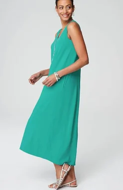 J.Jill Wearever A-Line Elliptical-Hem Dress | Jjill-Women Dresses