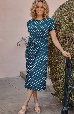 J.Jill Wearever Belted Midi Dress | Jjill-Women Dresses