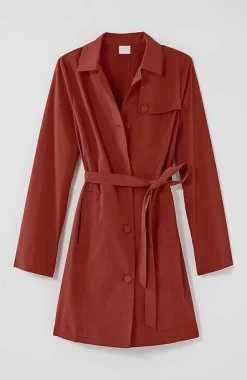J.Jill Wearever Belted Trench Coat | Jjill-Women Jackets & Coats