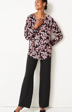 J.Jill Wearever Button-Front Blouse | Jjill-Women Shirts & Blouses