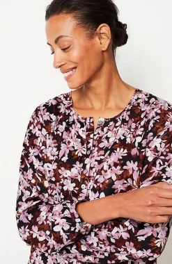 J.Jill Wearever Button-Front Blouse | Jjill-Women Shirts & Blouses