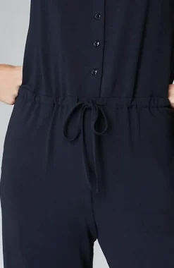 J.Jill Wearever Button-Front Jumpsuit | Jjill-Women Dresses