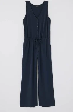 J.Jill Wearever Button-Front Jumpsuit | Jjill-Women Dresses