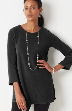 J.Jill Wearever Chenille Knit A-Line Tunic | Jjill-Women Tops & Tees