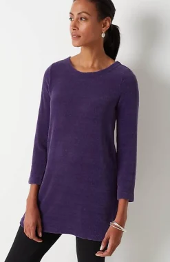 J.Jill Wearever Chenille Knit A-Line Tunic | Jjill-Women Tops & Tees