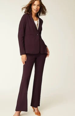 J.Jill Wearever Double-Face Jersey Boot-Cut Trousers | Jjill-Women Pants & Jeans