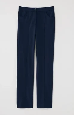 J.Jill Wearever Double-Face Jersey Boot-Cut Trousers | Jjill-Women Pants & Jeans