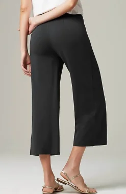 J.Jill Wearever Double-Face Jersey Pintucked Crops | Jjill-Women Pants & Jeans