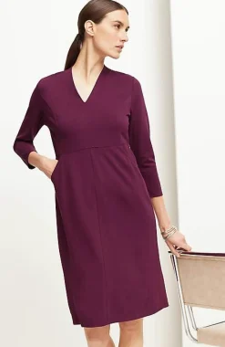 J.Jill Wearever Double-Face Jersey Sheath Dress | Jjill-Women Dresses
