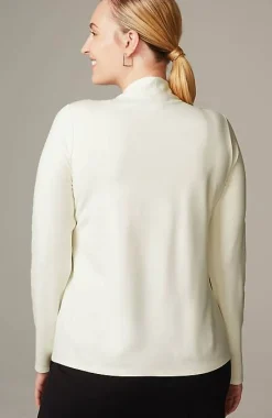 J.Jill Wearever Double-Face Jersey Square-Neck Top | Jjill-Women Tops & Tees