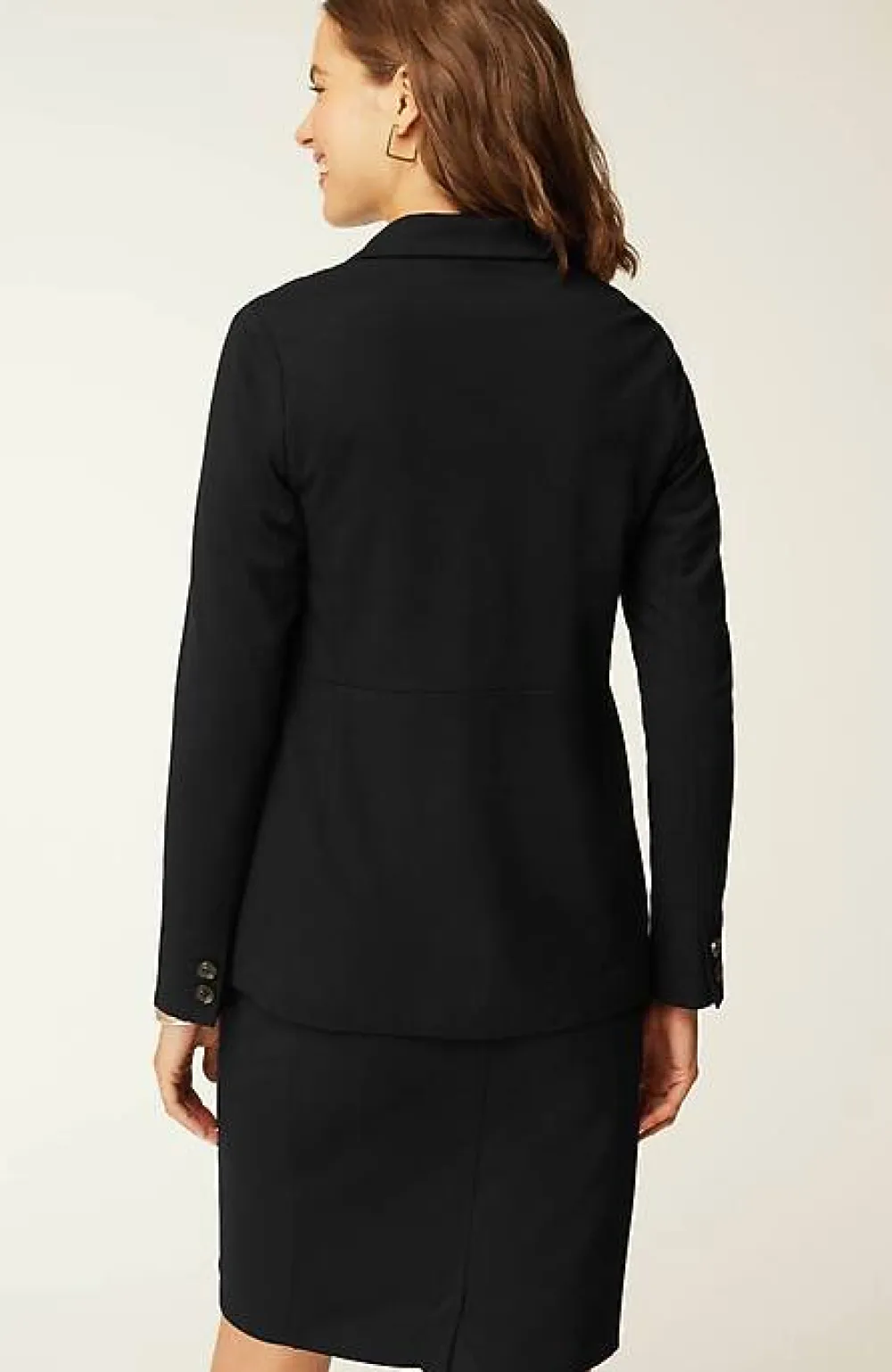 J.Jill Wearever Double-Face Jersey Tailored Blazer | Jjill-Women Jackets & Coats