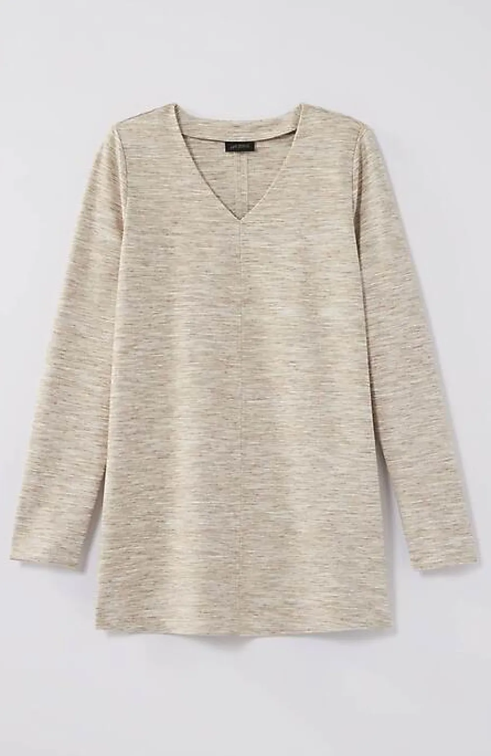 J.Jill Wearever Double-Face Jersey V-Neck Tunic | Jjill-Women Tops & Tees