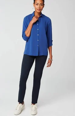 J.Jill Wearever Easy-Care A-Line Button-Front Shirt | Jjill-Women Shirts & Blouses