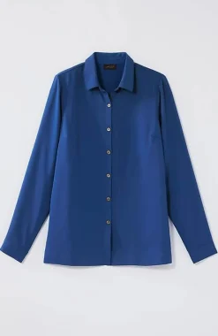 J.Jill Wearever Easy-Care A-Line Button-Front Shirt | Jjill-Women Shirts & Blouses