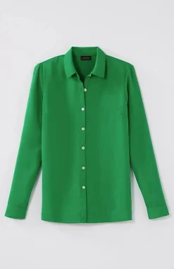 J.Jill Wearever Easy-Care A-Line Button-Front Shirt | Jjill-Women Shirts & Blouses