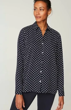 J.Jill Wearever Easy-Care A-Line Button-Front Shirt | Jjill-Women Shirts & Blouses
